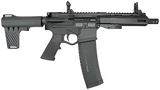 ATI ATIGAX3007ML Alpha Maxx  300 Blackout 30+1 8.50" Picatinny Rail Receiver, Black Polymer Brace