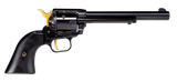 Heritage Mfg RR22B6-GLD Rough Rider  22 LR 6 Shot 6.50" Black Oxide Alloy Steel Barrel, Black w/Gold Accents Steel Frame, Black Oxide Cylinder, Black Laminate Wood Grip, Manual Safety, Exposed Hammer