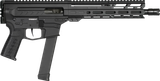 CMMG 99A806DAB Dissent MKGS 9mm Luger 33+1 10.50", Black, Picatinny Brace Adapter, 5.50" M-LOK Handguard, Left Side Charging Handle, Zeroed Linear Comp, Zeroed Drop-In Single Stage Trigger