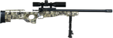 Crickett KSA2151 CPR Complete Package 22 LR Caliber with 1rd Capacity, 16.12" Barrel, Blued Metal Finish & Fixed with Adjustable Cheekpiece Kryptek Camo Stock Right Hand