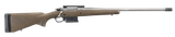 Ruger 47198 Hawkeye Long-Range Hunter Full Size 6.5 Creedmoor 5+1 22" Matte Stainless Steel Threaded Barrel, Picatinny Rail Stainless Steel Receiver, Black Speckled Brown Adj LOP Laminate Stock