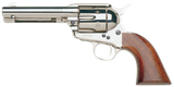 Taylors & Company 555121 1873 Cattleman 45 Colt (LC) Caliber with 4.75" Barrel, 6rd Capacity Cylinder, Overall Nickel-Plated Finish Steel & Walnut Grip