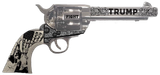 Traditions SAT73132FT 1873  45 Long Colt 6rd 5.50" Nickel White PVC Grip