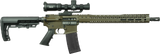 Black Rain Ordnance BROROTROPT01  w/Optic 223 Rem/5.56 NATO 16"