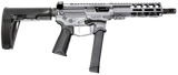 Battle Arms Development XIPHOS004 Xiphos  9mm Luger 30+1 8.50" Black Barrel, M-LOK Handguards, Combat Gray Aluminum Picatinny Rail Receiver  Black Synthetic Adjustable Stock, Adj Black Grips