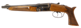 Davide Pedersoli 020S640410 Howdah  45 Colt (LC)/410 Ga 1rd 10.25" Rifled Blue Barrel, Case Hardened Receiver, Manual Extractors, Automatic Safety On The Hammers, Oiled Walnut Stock