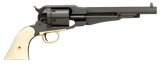 Taylors & Company 550760 Remington Conversion LawDawg 45 Colt (LC) Caliber with 8"  Barrel, 6rd Capacity Cylinder, Overall Blued Finish Steel & 2-Piece Ivory Grip