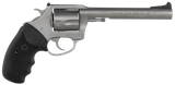 Charter Arms 74460 Bulldog Target Large 44 Special, 5 Shot 6" Matte Stainless Steel Barrel, Cylinder & Frame w/Black Finger Grooved Rubber Grip