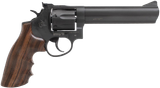 Taurus 2-660061-HWD1 66  Medium 357 Mag/38 Special +P 7 Shot 6" Matte Black Oxide Alloy Steel Barrel, Matte Black Oxide Cylinder, Matte Black Oxide Alloy Steel Frame, Wood Grip, Transfer Bar Safety