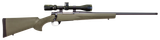 Howa HGP2270G M1500 Hogue Full Size 270 Win 5+1 22" Blued Steel Barrel, Drilled & Tapped Stainless Steel Receiver, Hogue OverMolded Green Synthetic Stock, Nikko Stirling GamePro 4-12x40mm