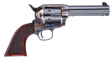 Taylors & Company 556204DE Short Stroke Smoke Wagon  357 Mag 6rd 4.75" Blued Cylinder & Barrel Color Case Hardened Steel Frame Checkered Walnut Navy Size Grip (Taylor Tuned)