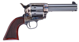Taylors & Company 556204DE Short Stroke Smoke Wagon  357 Mag 6rd 4.75" Blued Cylinder & Barrel Color Case Hardened Steel Frame Checkered Walnut Navy Size Grip (Taylor Tuned)