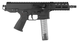 B&T Firearms 4500022 GHM  9mm Luger 30+1 6.90" Black, Collapsible Stock, Black Polymer Grip, Ambi Controls (OEM Mag)