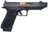 Shadow Systems SS2239CA DR920P Elite 9mm 10+1 Bronze TICN Black Nitride Optic Cut/Serrated/Window Cut Stainless Steel Slide Black Black Interchangeable Backstrap Grip *CA Compliant