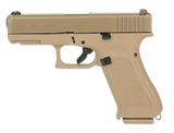 Glock UX1950701 G19X  Compact 9mm Luger 17/19/24/31/33+1 4.02" Black Glock Marksman (GMB) Barrel, Coyote Brown Cerakote Slide & Frame, Coyote Brown Textured Polymer Grips
