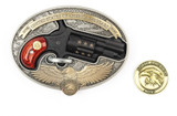 250th Belt Bckl Gun 22LR 1/18" Blk/Wd 5rd