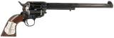 Cimarron PP558 Buntline  45 LC (Long Colt) 6 Shot 10" Blued Frame, Barrel & Cylinder, Walnut w/Inlaid Silver Medallion Grip