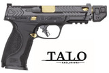 M&P9 M2.0 Metal 9mm 4.9" NTS Gold/Blk 17&23 TALO