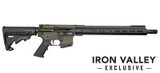 DB15 5.56 16" BLK/ODG CO M-Lok Rail 1-10 RD