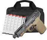 S&W M&P 5.7 Bndl 5.7x28 5" OR NTS FDE/Blk 6/22