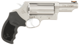 Taurus 24410P39T Judge T.O.R.O. Compact Frame 45 Colt (Long Colt)/410 Gauge 5rd 3" Matte Stainless Steel Barrel, Cylinder & Frame, Black Rubber Grip, Transfer Bar Safety, Exposed Hammer, Optics Ready