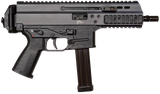 B&T Firearms 36044 APC Pro 45 ACP 25+1 6.80" Black Steel Barrel, M-LOK Handguards, Black Aluminum Picatinny Rail Receiver, Black Polymer Grips, Ambidextrous