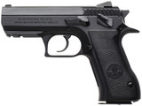 IWI US J941FS9ORP Jericho 941 Mid-Size Frame 9mm Luger 16+1 3.80" Black Chrome Lined Steel Barrel, Black Serrated Steel Slide & Frame w/Beavertail & Picatinny Rail, Black Textured Grips