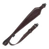 LTHR DARK MAHOGANY PLAIN SLING