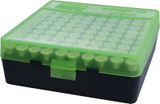 Ammo Box 100 Round 45 Flip Top ClrGrn/Black