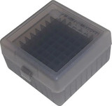 Ammo Box 100 Round 223 Flip Top Clr/Smoke