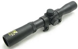Compact Airgun Scope 4x20mm Blue Lens