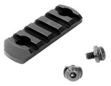 Picatinny Rail for M-LOK 5 Slots, Black
