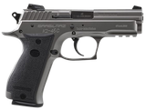 SAR USA K245CST K2  Compact Frame 45 ACP 13+1 4.20" Black Steel Barrel, Black Serrated Slide, Black Steel Frame w/Beavertail & Picatinny Rail, Black Polymer Grip, Right Hand