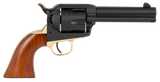 Taylors & Company 550430 Old Randall  357 Mag Caliber with 4.75" Barrel, 6rd Capacity Cylinder, Overall Blued Finish Steel & Walnut Navy Size Grip