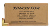 Service Grade 40S&W 165gr 50/bx