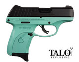 EC9S 9MM 3.12" Blk FS Blk/Turquoise TALO