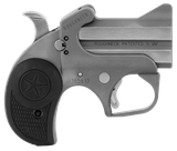 Bond Arms BARN Roughneck  9mm Luger 2rd 2.50" Stainless Steel Double Barrel w/Bead Blasted Frame, Blade Front/Fixed Rear Sights, Rebounding Hammer, Rubber Grip, Manual Safety
