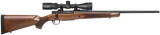 Mossberg 27940 Patriot  308 Win Caliber with 5+1 Capacity, 22" Fluted Barrel, Matte Blued Metal Finish & Walnut Stock Right Hand (Full Size) Includes Vortex Crossfire II 3-9x40mm Scope