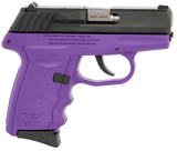 SCCY CPX-3CBPUG3 380 BLK SLIDE PUR GRIP NO SFE 10R