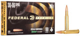 Gold Medal 30-06 168gr MatchKing BTHP
