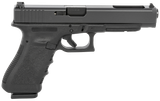 Glock UI3430103 G34 Gen3 Competition 9mm Luger  5.31" Barrel 17+1,  Black Frame & Slide, Finger Grooved Rough Texture Grip, Adjustable Sights, Safe Action Trigger (US Made)