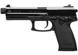 HK 81000080 Mark 23  45 ACP 10+1, 5.87"  Black Steel Threaded Barrel, Serrated Steel Slide, Polymer Frame, Black Polymer Grip, Ambidextrous