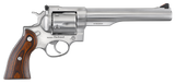 Ruger 5041 Redhawk  Large Frame 44 Special/44 Rem Mag 6rd, 7.50" Satin Stainless Steel Barrel, Dual Chambered Satin Stainless Cylinder & Frame, Hardwood Grip