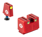 CROSS CRGST-RD      FIBER OPTIC TALL HGHT  GLK RED