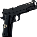 Dickinson LLC DKSN45DB Adam 1911 Dark Full Size Frame 45 ACP 8+1 5" Steel Frame w/Beavertail