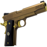 Dickinson LLC DKSN45CB Adam 1911 Cigar Full Size 45 ACP 8+1 5" Steel B Serrations Slide, Steel Frame w/Beavertail