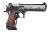 Magnum Research DE50DK1 Desert Eagle Mark XIX Dueling Katanas Limited Edition Full Size Frame 50 AE 7+1 6" Polished DLC Carbon Steel Picatinny Rail Barrel & Serrated Slide, Polished Black Nickel Carbo