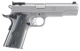 Ruger 6736 SR1911 Target 45 ACP 8+1 5" Stainless Steel Barrel, Low-Glare Serrated Stainless Steel Slide, Stainless Steel Frame w/Beavertail, Deluxe Checkered G10 Grip, Right Hand