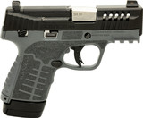 Savage Arms 67067 Stance XR Micro Frame 9mm Luger 13+1 3.20" Stainless Steel Barrel, Black Nitride Ported/Serrated Steel Slide, Gray Stainless Steel Frame w/Picatinny Rail, Gray GFN Grip, Ambidextrous