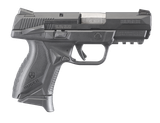 Ruger 8648 American Pistol  Compact Frame 45 ACP 10+1 3.75" Black Nitride Stainless Steel Barrel & Serrated Slide, Black Polymer Frame w/Picatinny Rail, Textured Wraparound Grip, Right Hand